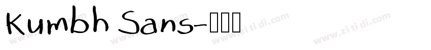 Kumbh Sans字体转换